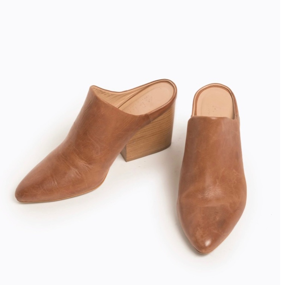 ABLE Rojas Mule Cognac 7.5